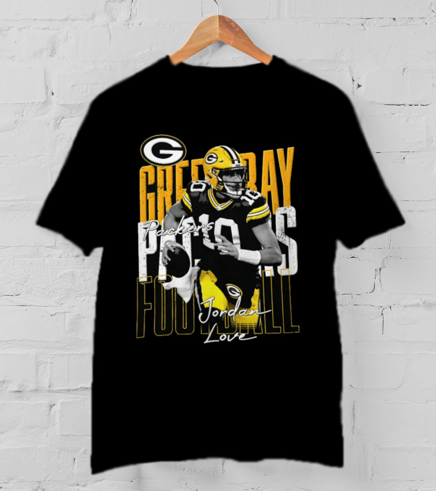 Green Bay Packers Football Jordan Love T-Shirt