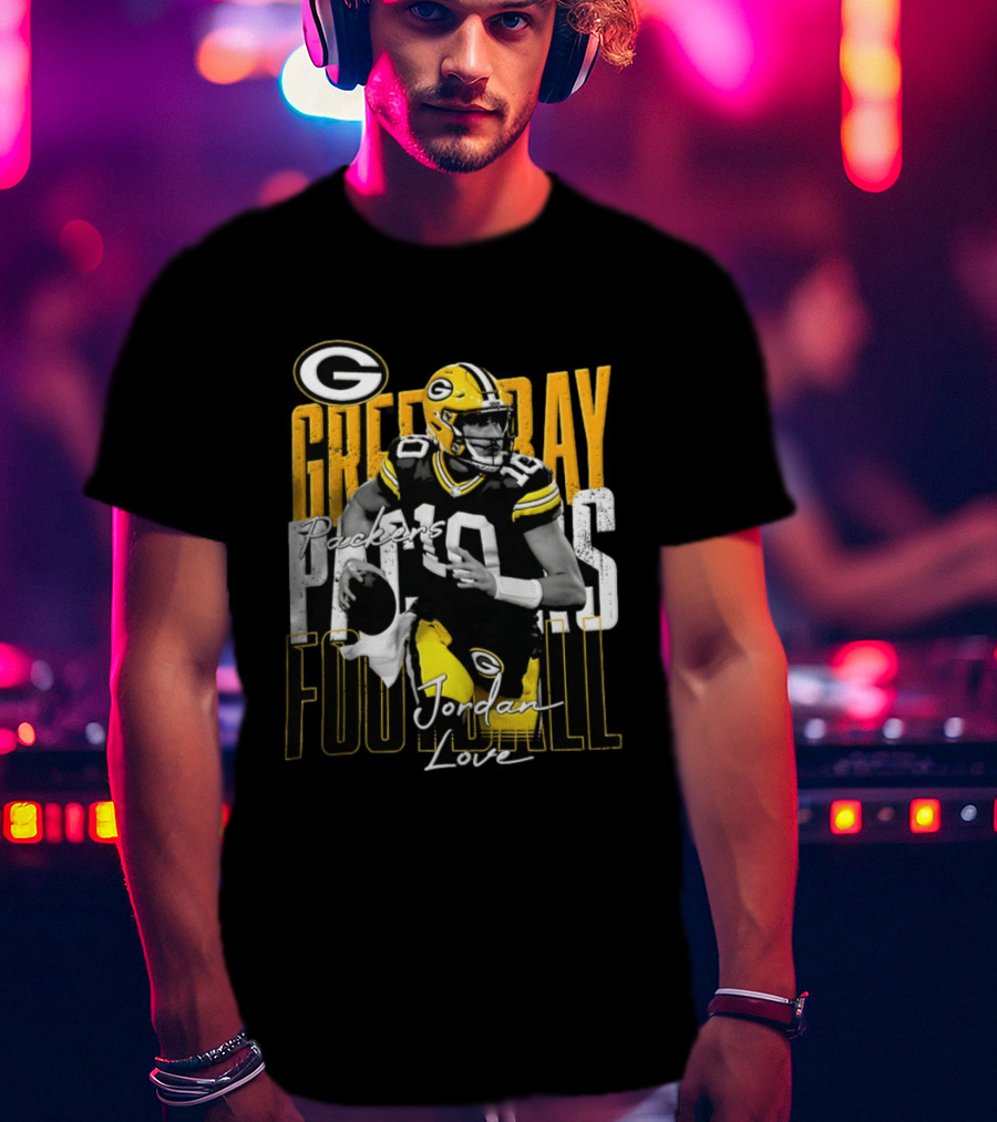 Green Bay Packers Football Jordan Love T-Shirt
