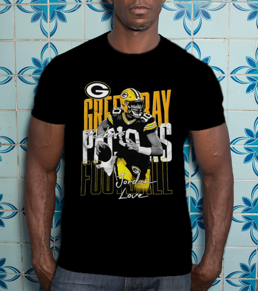 Green Bay Packers Football Jordan Love T-Shirt