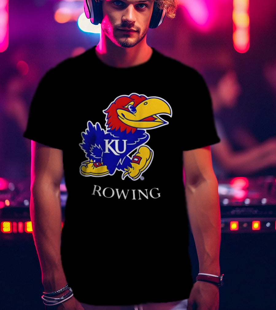 Kansas Jayhawks KU Rowing T-Shirt