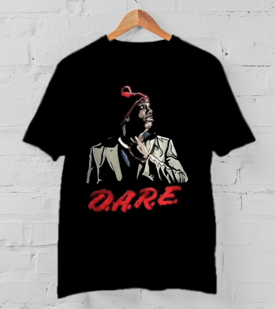 Tyrone Biggums D.A.R.E. Red Beanie Caricature T-Shirt