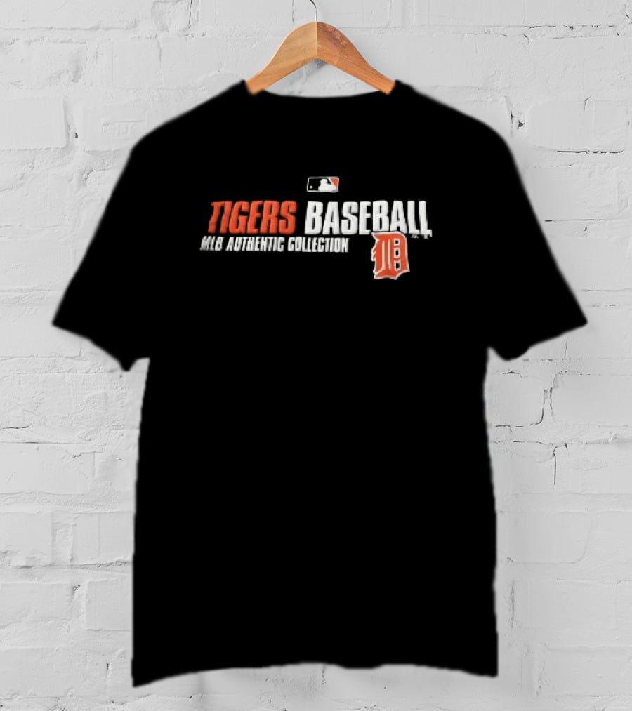Detroit Tigers MLB Authentic Collection Old English D Baseball T-Shirt