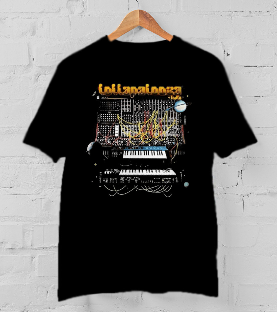 Lollapalooza India 2027 The Original Synth Keyboard Planet T-Shirt