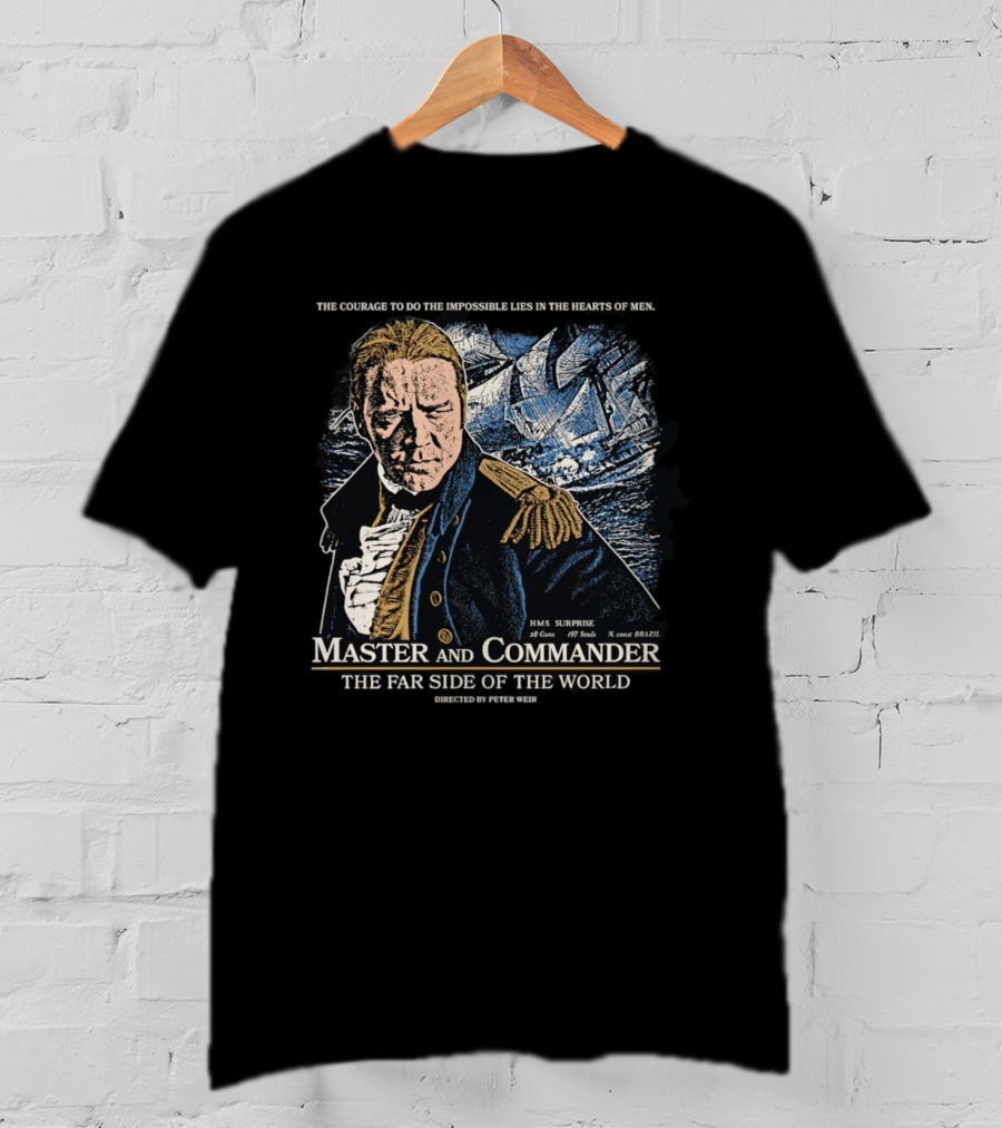 Master And Commander The Far Side Of The World HMS Surprise T-Shirt