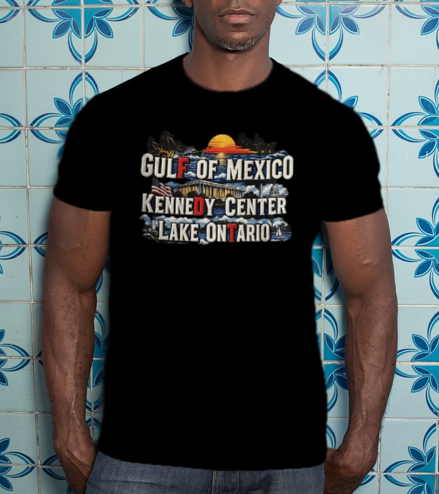 Gulf Of Mexico Sunset Kennedy Center Lake Ontario US Capitol Lighthouse T-Shirt