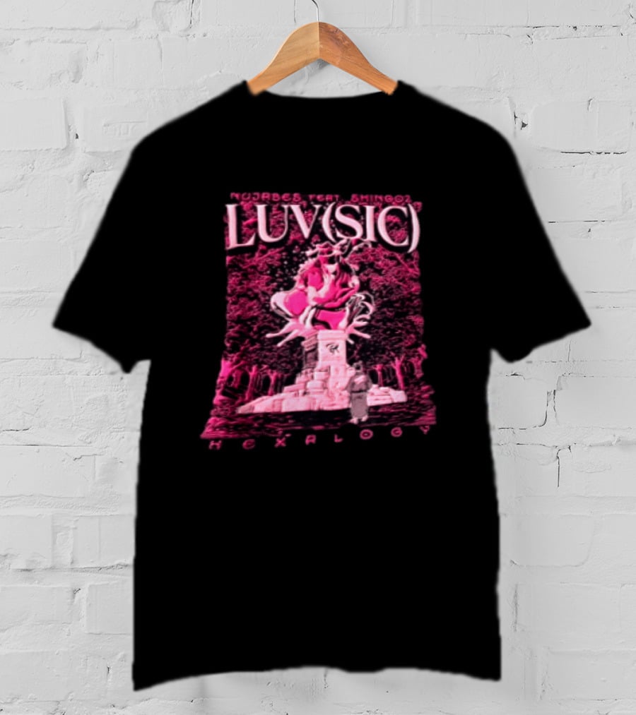 Nujabes Feat Shing02 Luv Sic Hexalogy Pink Statue Visual T-Shirt