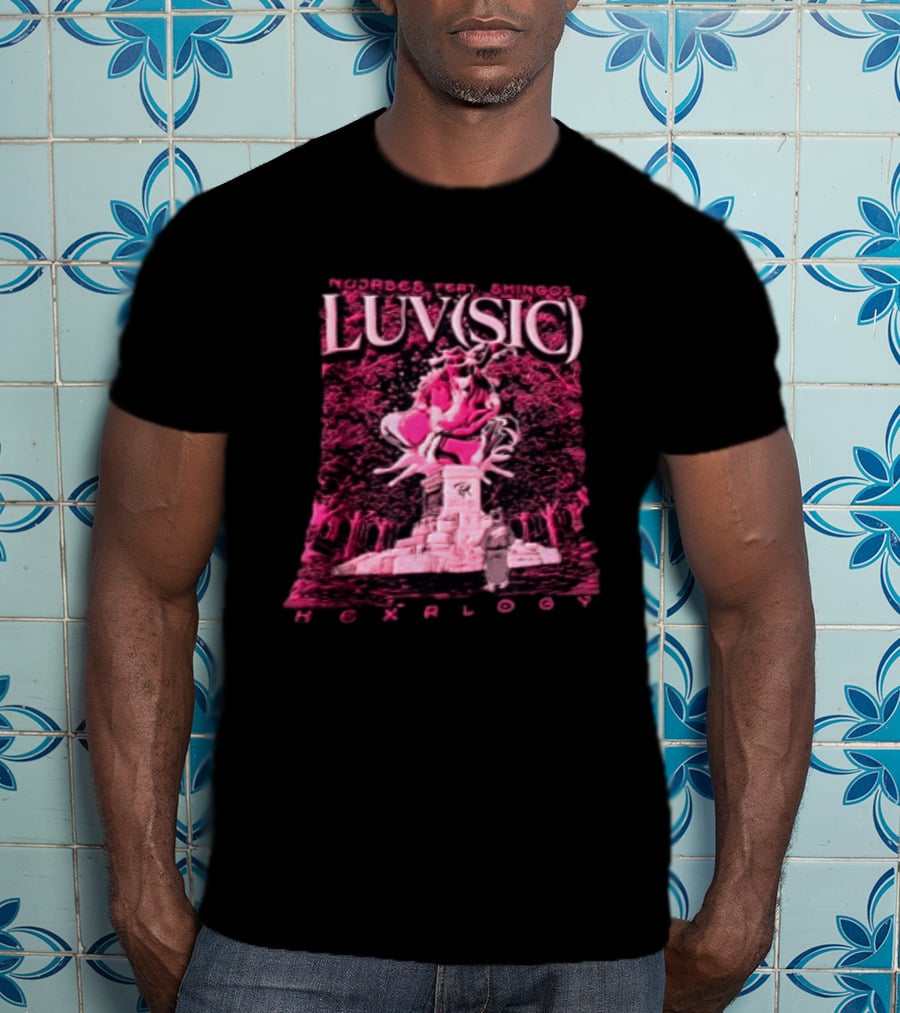 Nujabes Feat Shing02 Luv Sic Hexalogy Pink Statue Visual T-Shirt