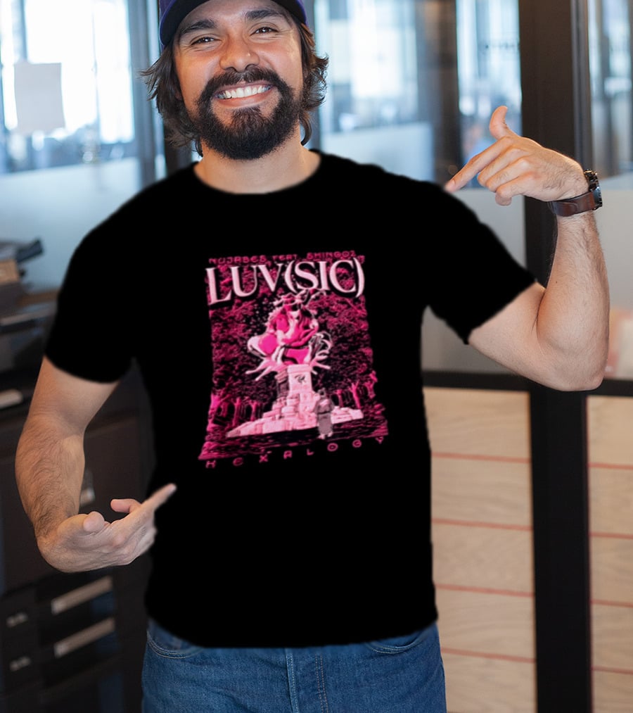 Nujabes Feat Shing02 Luv Sic Hexalogy Pink Statue Visual T-Shirt