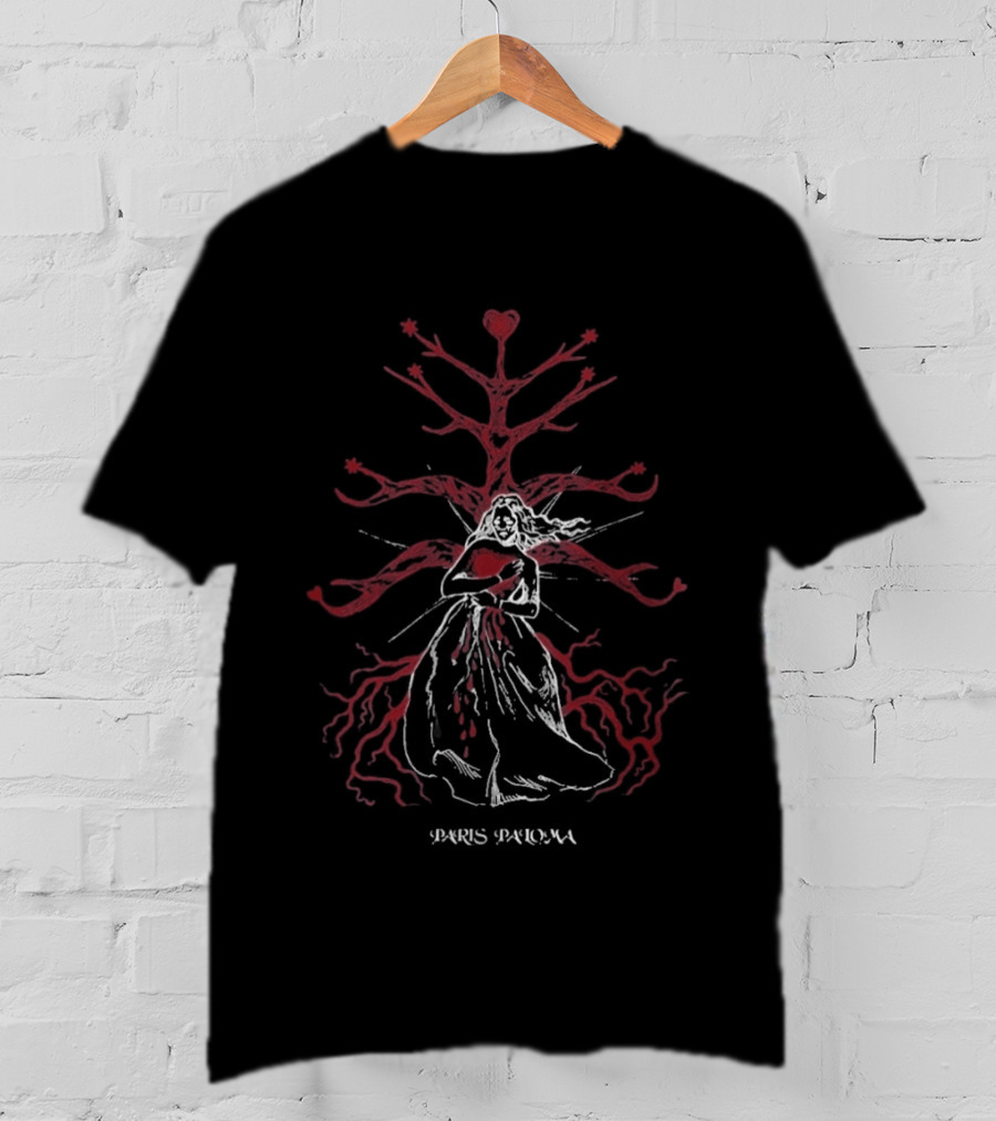 Paris Paloma The Fatal Flaw Heart Tree T-Shirt