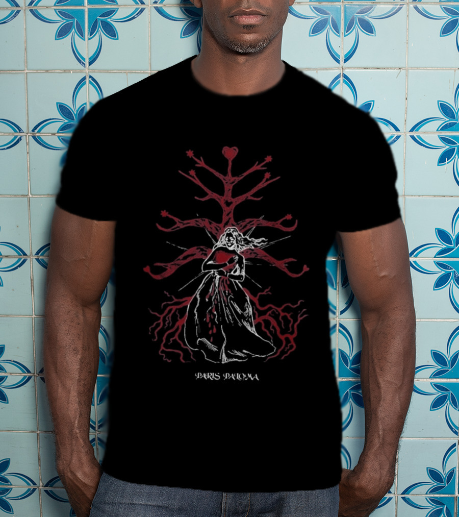 Paris Paloma The Fatal Flaw Heart Tree T-Shirt