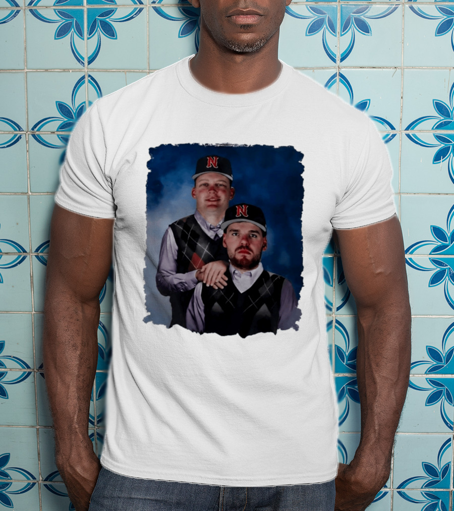 Brock Wilken And Luke Step Brothers N Cap Baseball T-Shirt