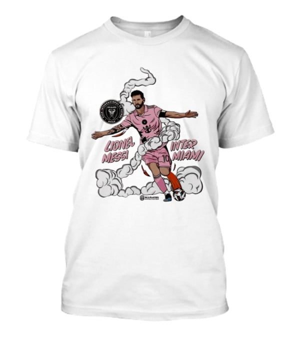 Lionel Messi Inter Miami CF 10 Soccer Player Pose MLS T-Shirt