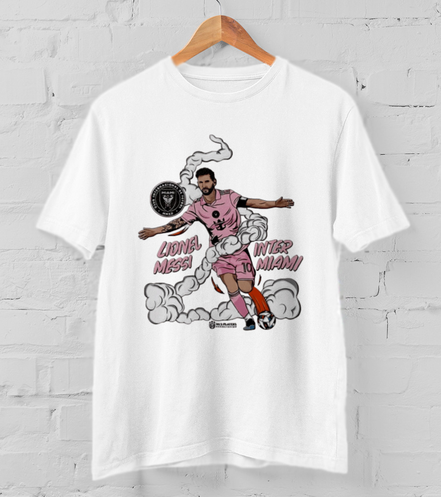 Lionel Messi Inter Miami CF 10 Soccer Player Pose MLS T-Shirt