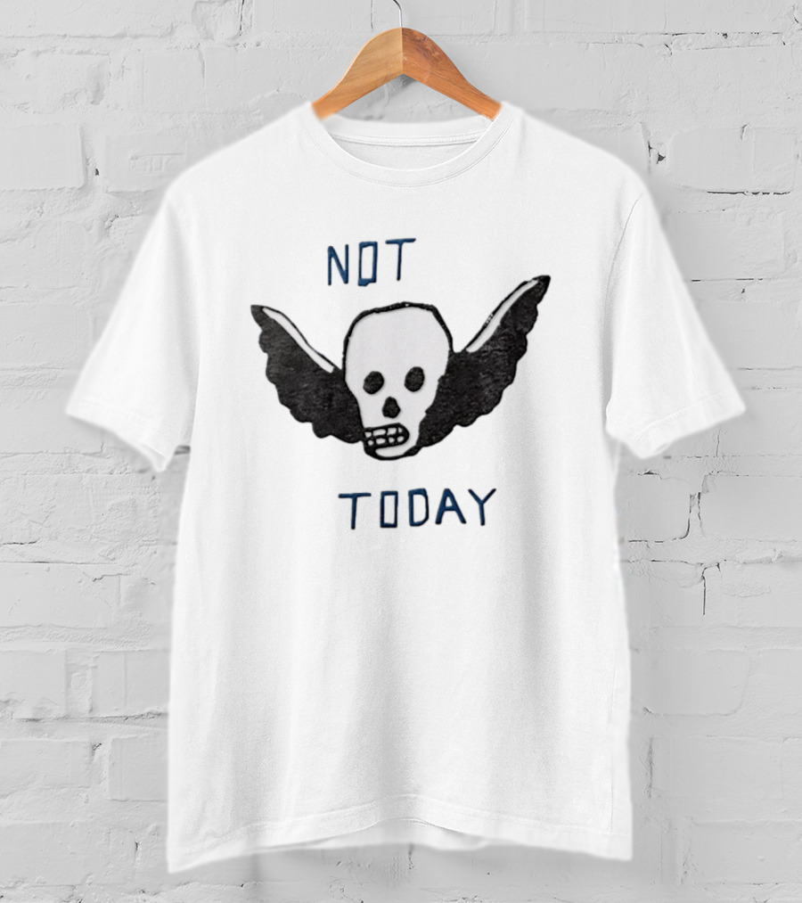Outer Banks Not Today Skull Winged Graphic Chase Stokes John B T-Shirt