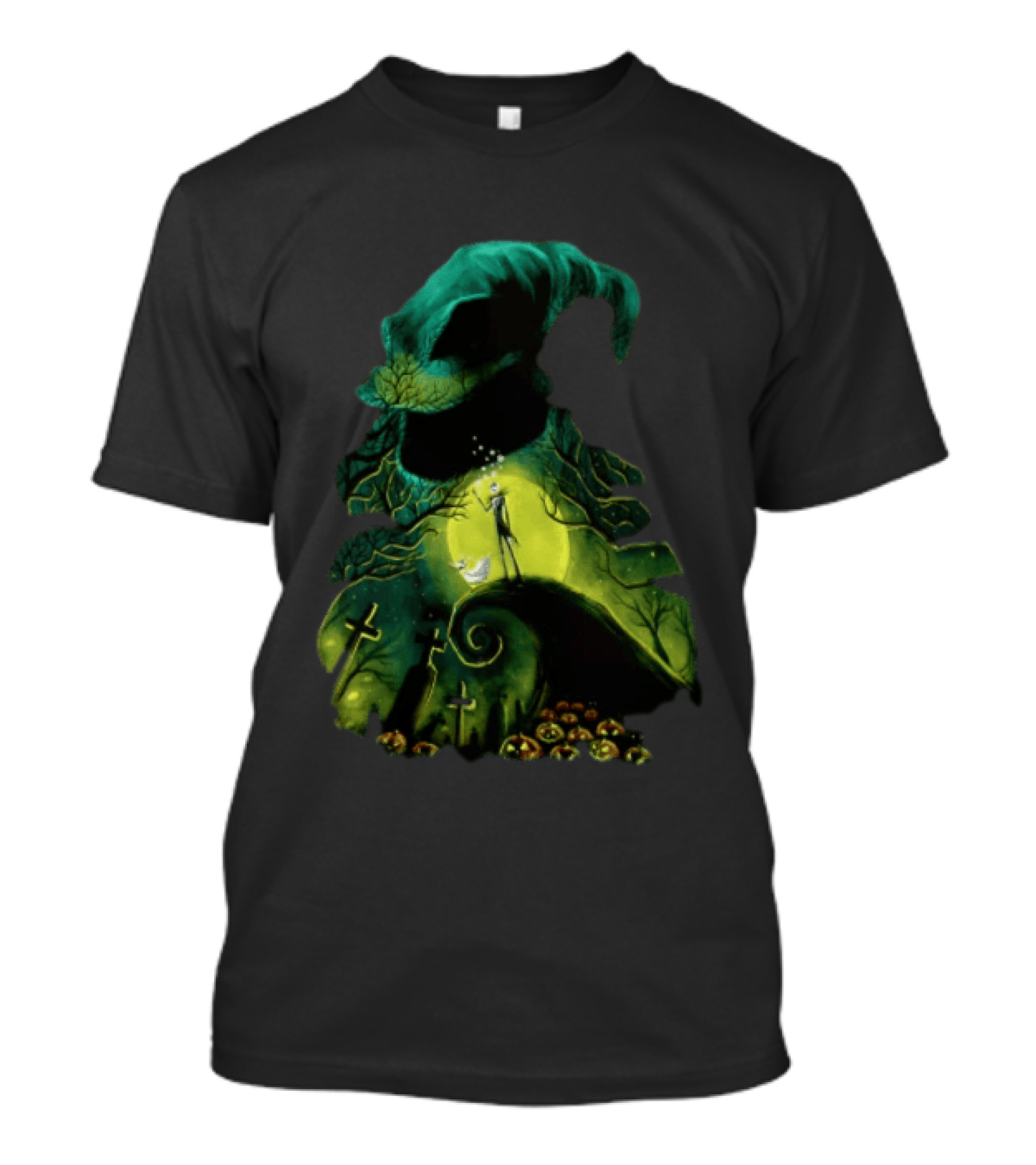 Boogie Nights Jack Skellington Halloween Graveyard Scene T-Shirt