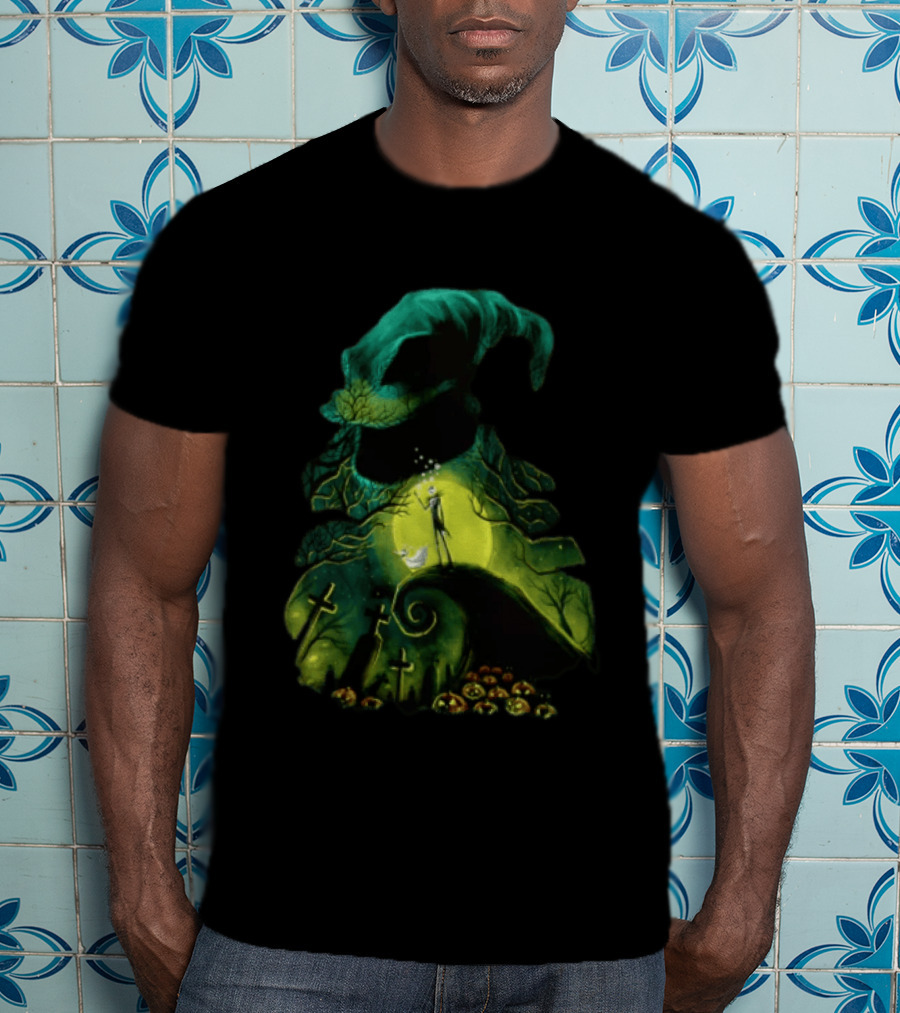Boogie Nights Jack Skellington Halloween Graveyard Scene T-Shirt