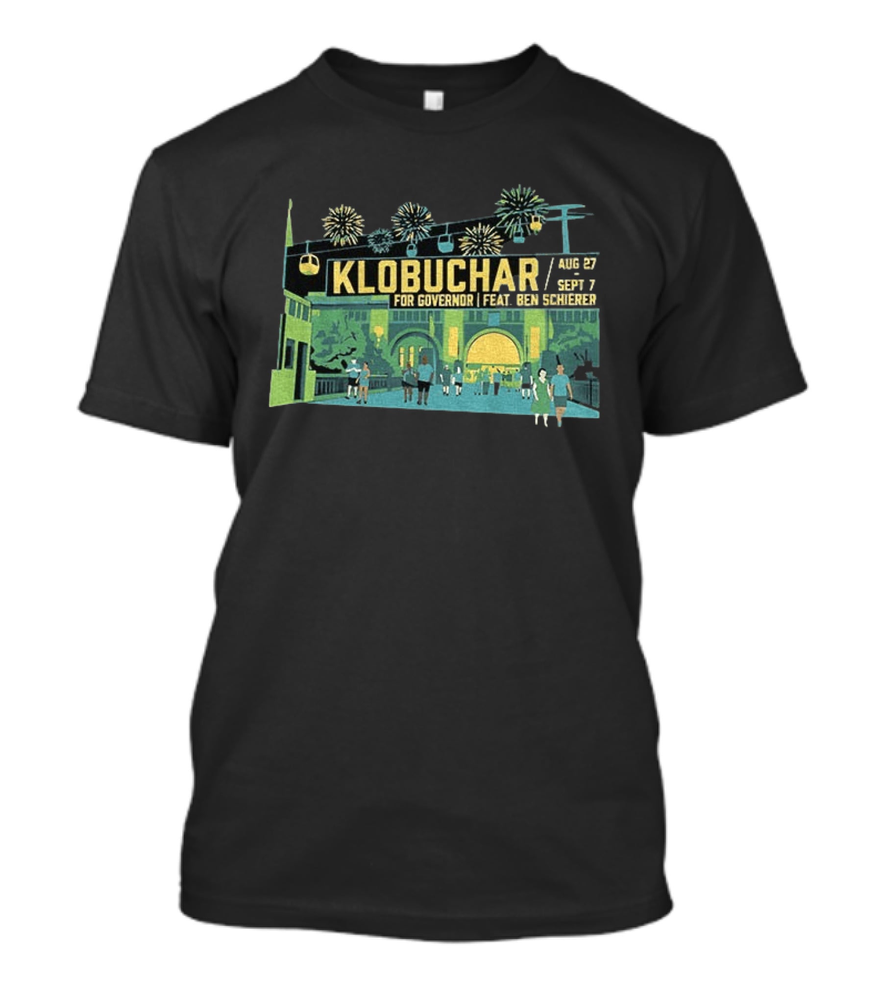 Klobuchar For Governor State Fair Aug 27 Sept 7 Feat Ben Schierer T-Shirt