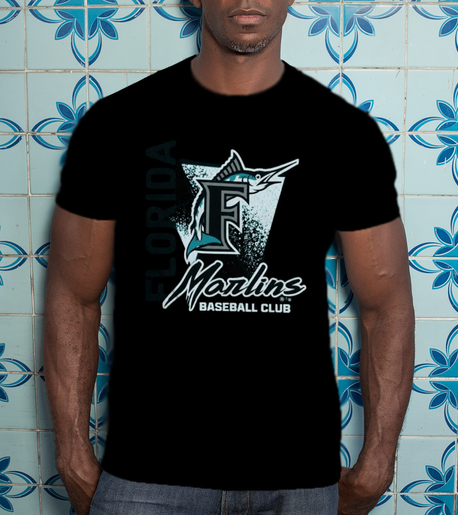 Florida Marlins Baseball Club Classic F Marlin T-Shirt
