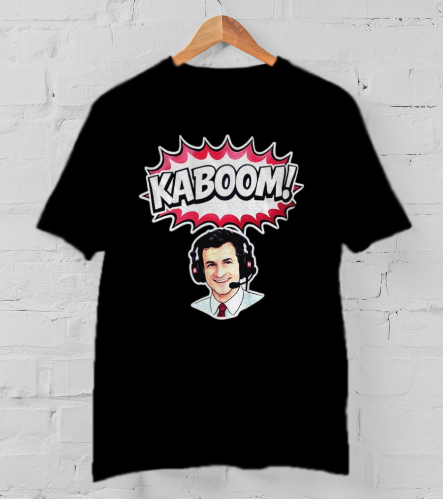 Fred Hoiberg Nebraska Coach Kaboom Kaboom! T-Shirt