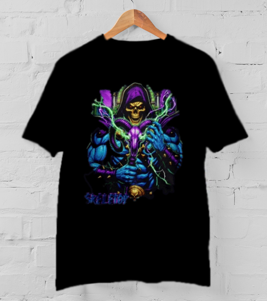 Skeletor Masters Of The Universe Electric Staff Power T-Shirt