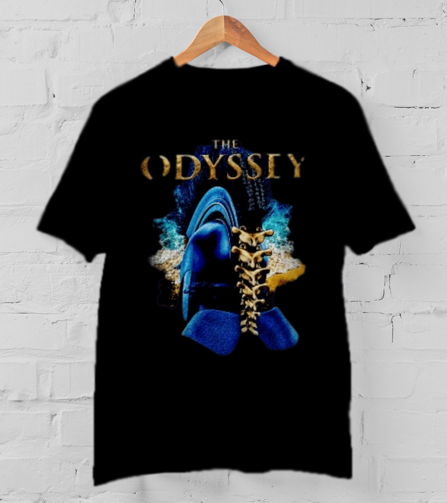 The Odyssey Warrior Helmet Spinal Cord Spine T-Shirt