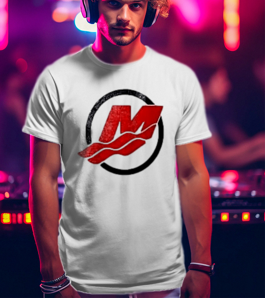 Motorsport Oversized Red M With Wave Racing T-Shirt