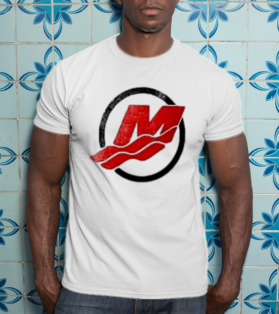 Motorsport Oversized Red M With Wave Racing T-Shirt