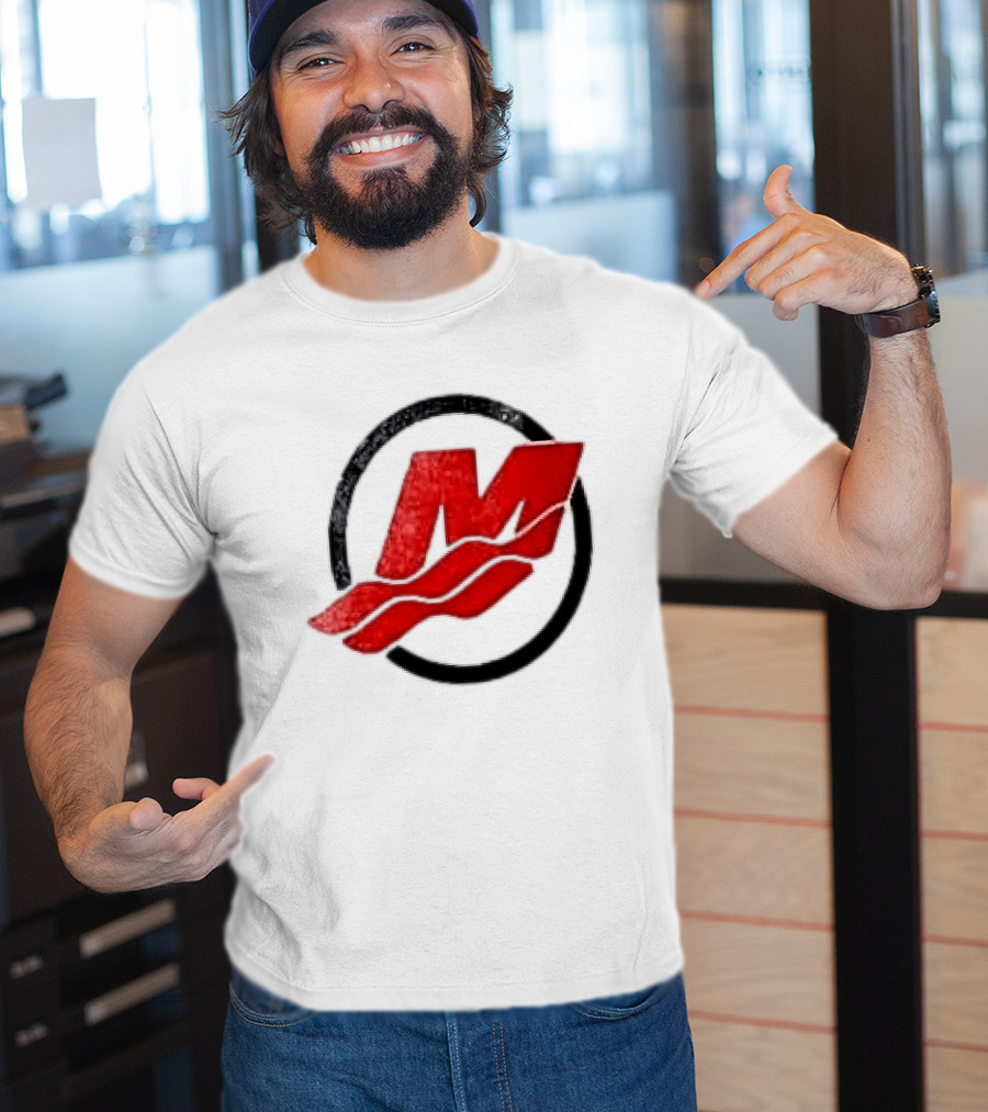 Motorsport Oversized Red M With Wave Racing T-Shirt