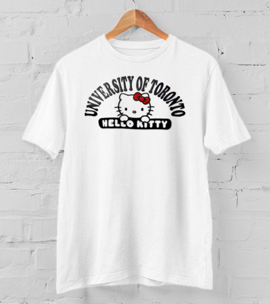University Of Toronto Hello Kitty Red Bow Charm T-Shirt