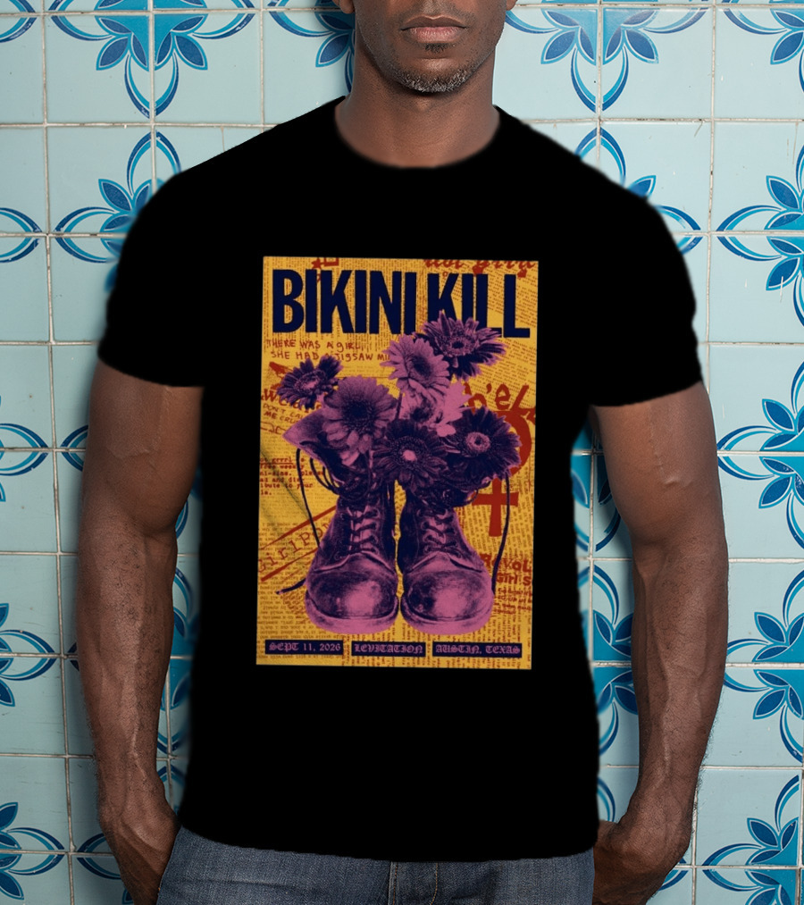Bikini Kill Levitation Festival Austin Texas Sept 11 2026 T-Shirt