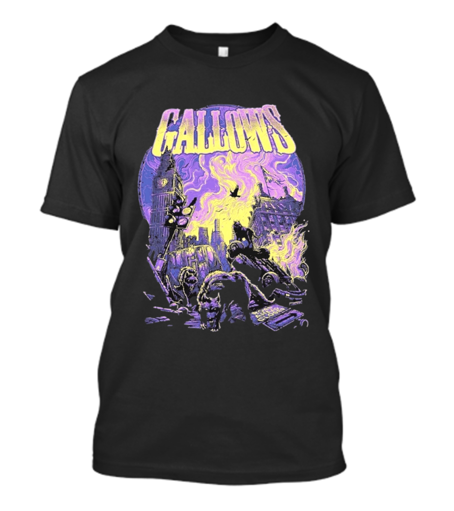 Gallows Orchestra Of Wolves Big Ben Chaos By Dan Mumford T-Shirt