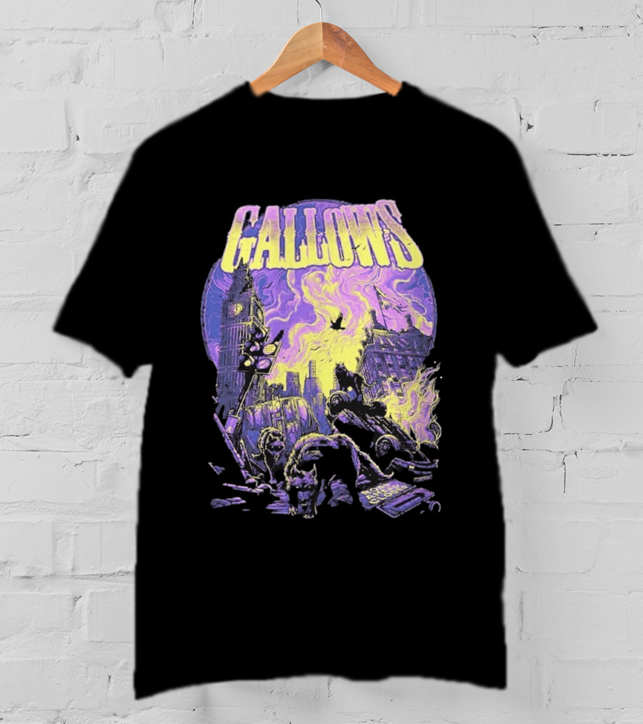 Gallows Orchestra Of Wolves Big Ben Chaos By Dan Mumford T-Shirt