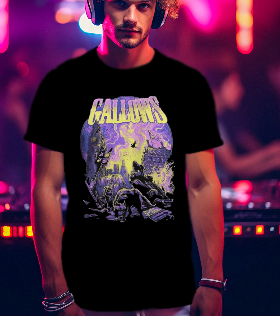 Gallows Orchestra Of Wolves Big Ben Chaos By Dan Mumford T-Shirt