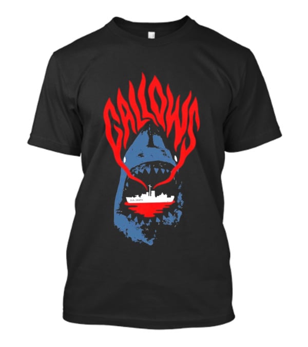 Gallows Shark With Ship Orchestra Of Wolves Collection T-Shirt