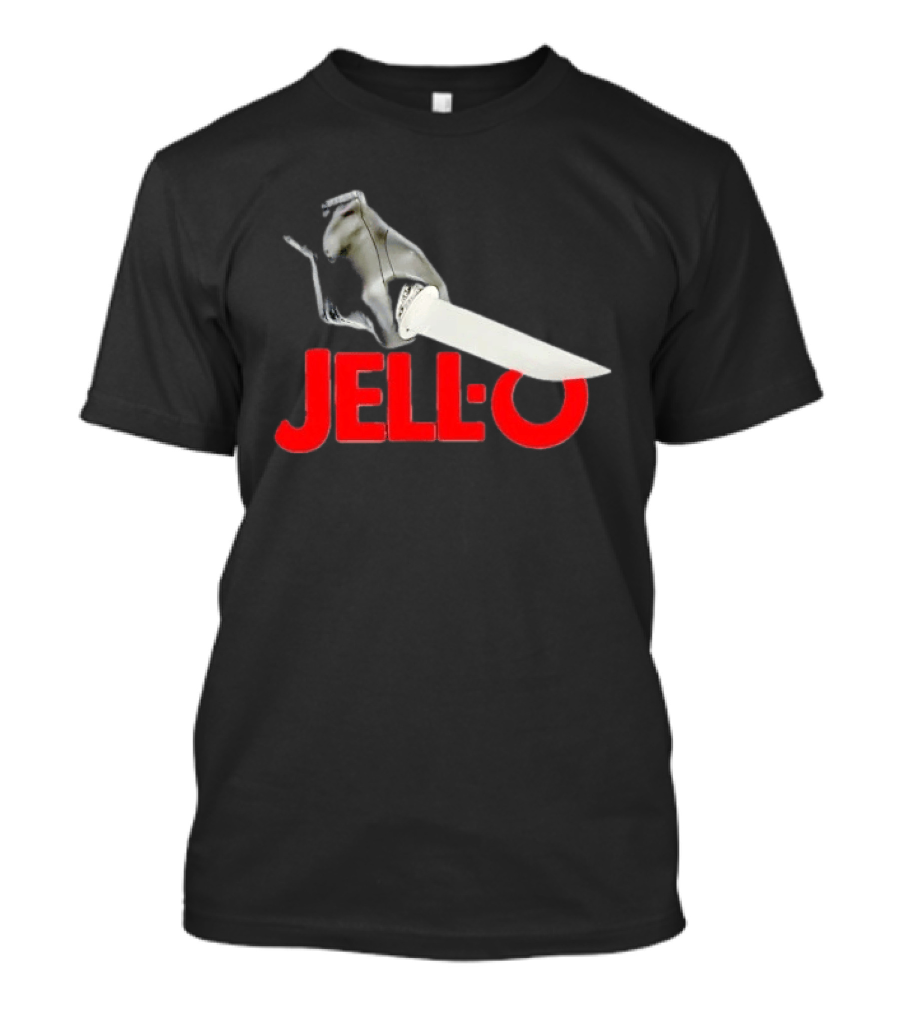 Jello With Gloved Hand Stabbing T-Shirt