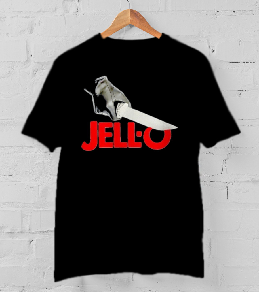 Jello With Gloved Hand Stabbing T-Shirt