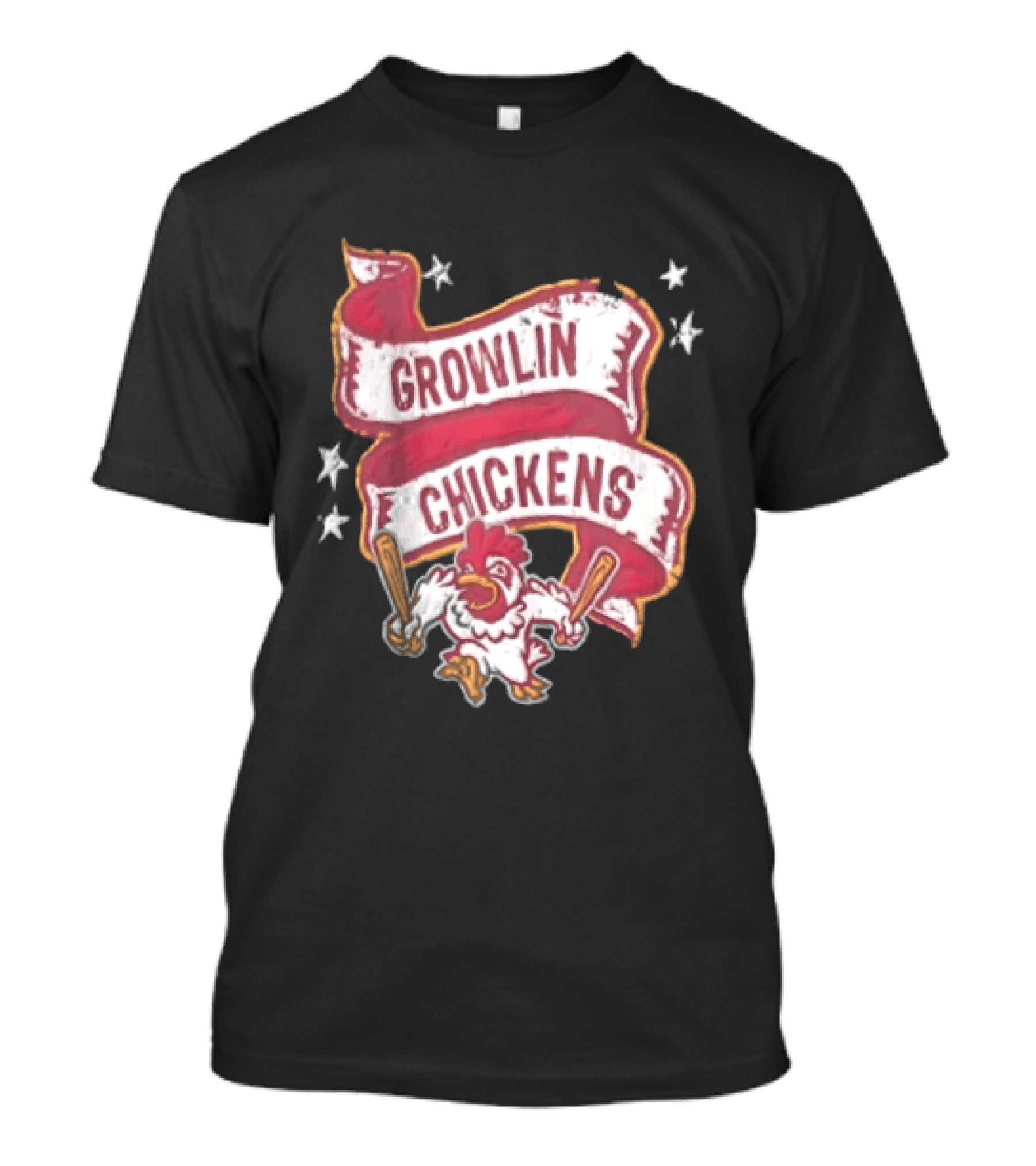 Growlin Chickens Northwest Arkansas Naturals Baseball MiLB Mascot Team Banner T-Shirt