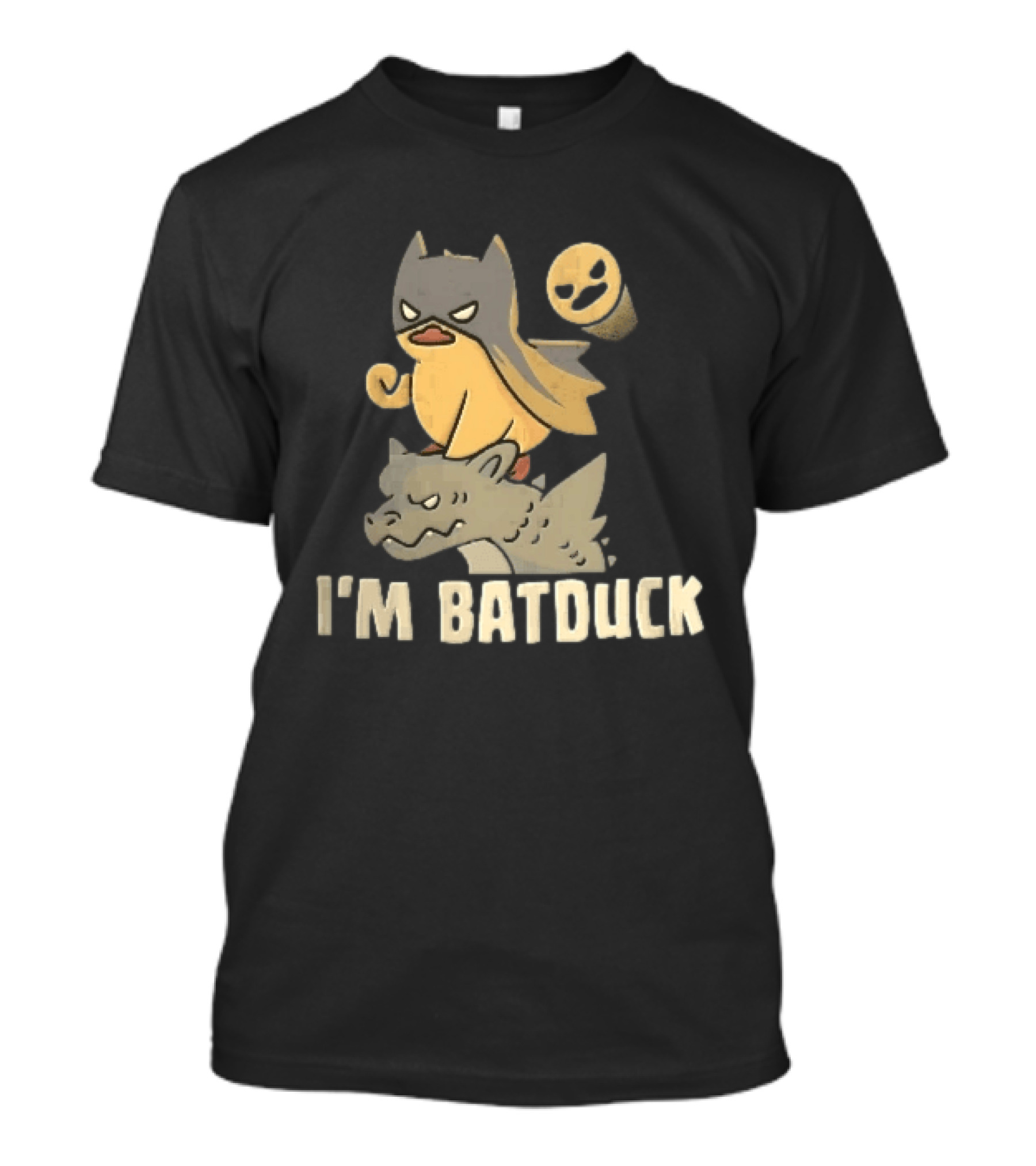 Im Batduck Yellow Duck Mask Gargoyle Spotlight Hero T-Shirt
