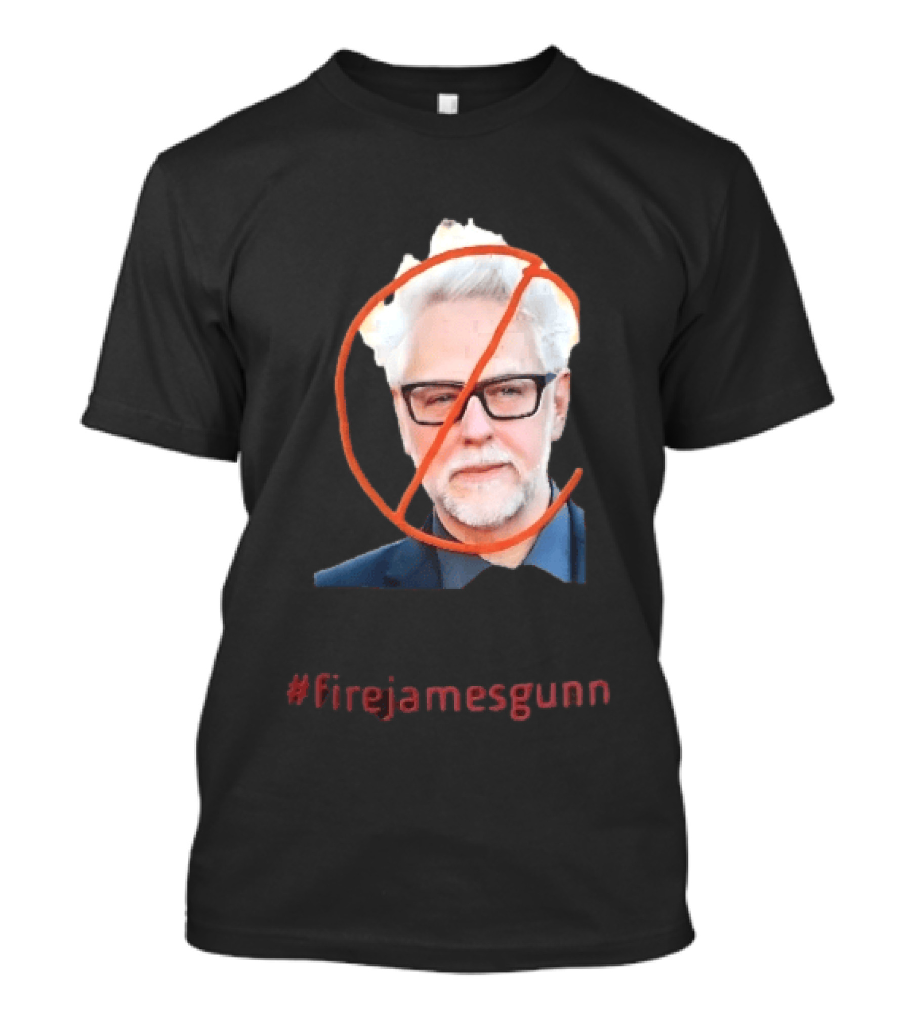 #FireJamesGunn Photo Red No T-Shirt 
