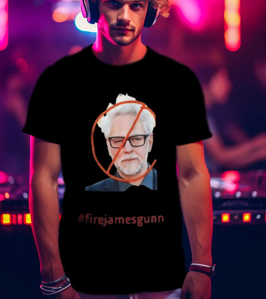 #FireJamesGunn Photo Red No T-Shirt