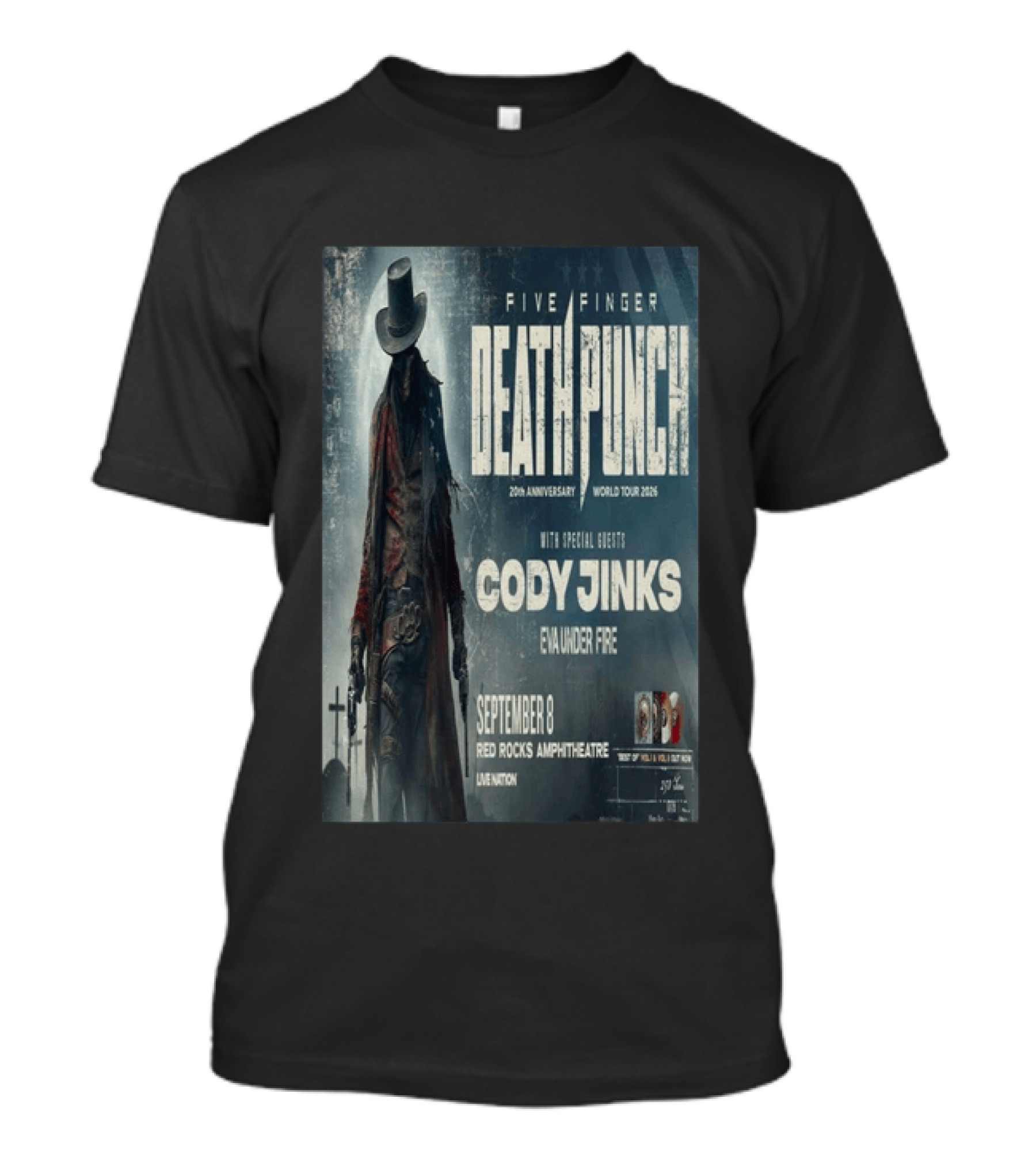 Five Finger Death Punch 20th Anniversary Wo...T-Shirt Five Finger Death Punch 20th Anniversary Wo...T-Shirt