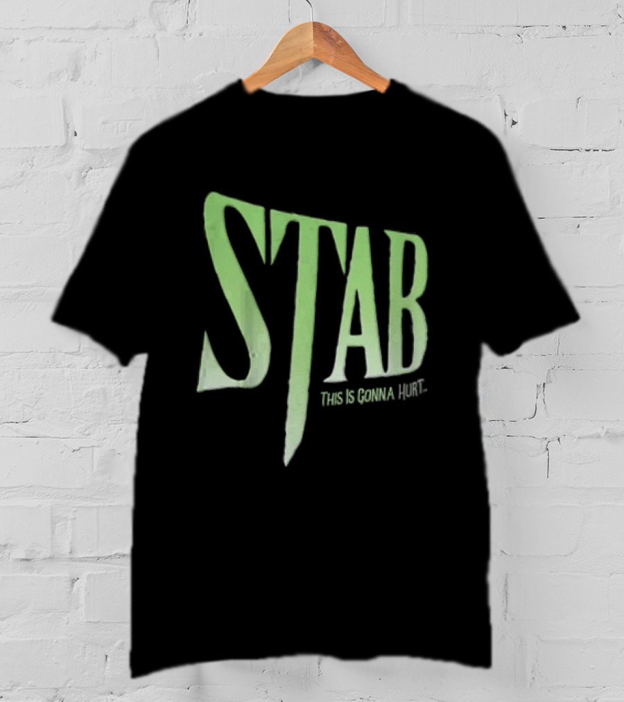 Stab This Is Gonna Hurt Knife Horror Movie T-Shirt