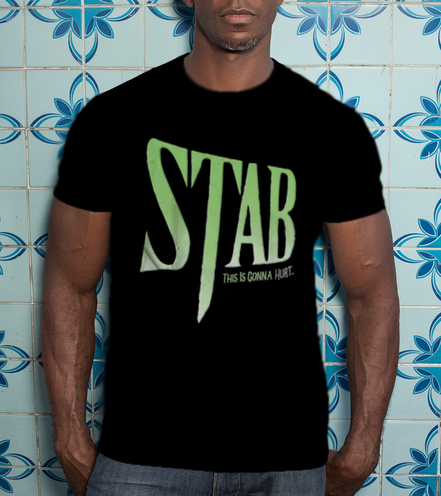 Stab This Is Gonna Hurt Knife Horror Movie T-Shirt