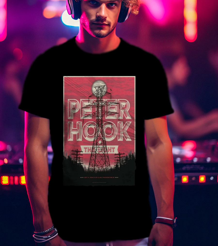 Peter Hook The Light 2026 Washington DC 930 Club Limited Edition T-Shirt