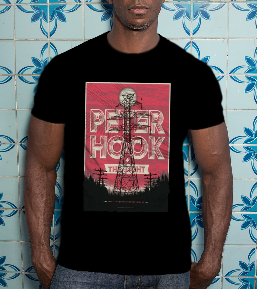 Peter Hook The Light 2026 Washington DC 930 Club Limited Edition T-Shirt