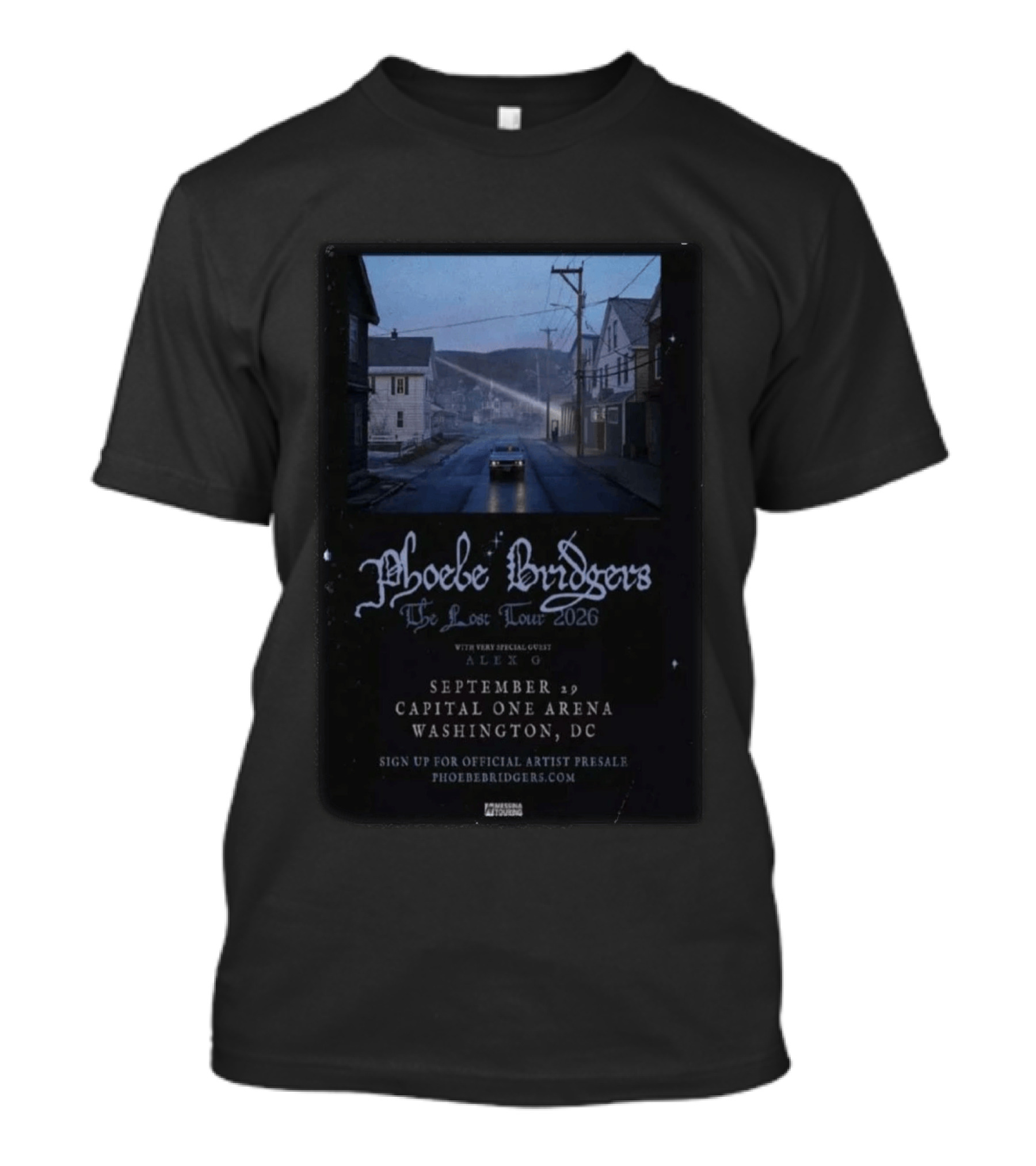 Phoebe Bridgers The Lost Tour 2026 September 29 Capital One Arena Washington DC T-Shirt