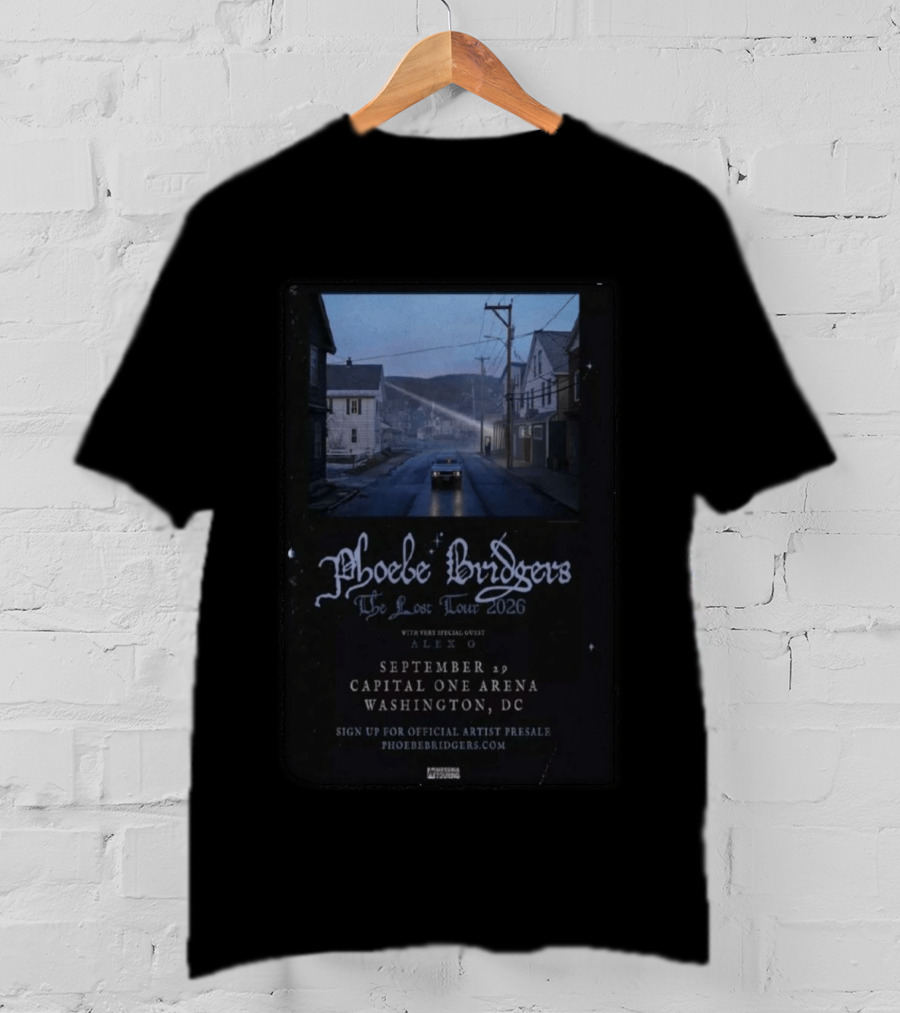 Phoebe Bridgers The Lost Tour 2026 September 29 Capital One Arena Washington DC T-Shirt