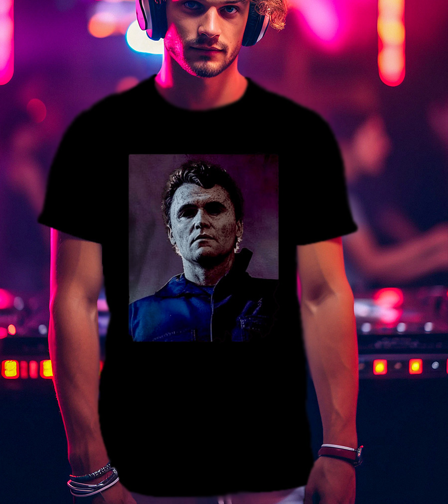 Mikirk Myers Michael Myers X Charlie Kirk T-Shirt