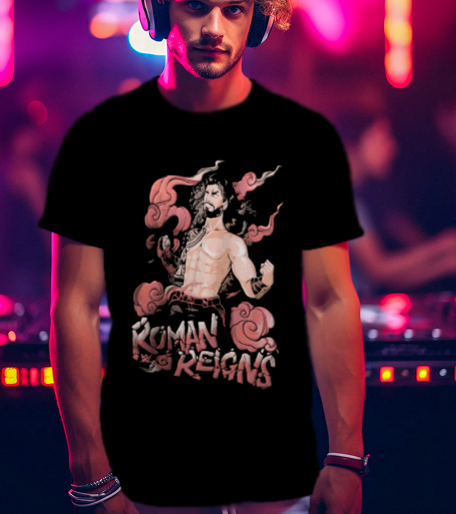 Roman Reigns WWE Anime T-Shirt