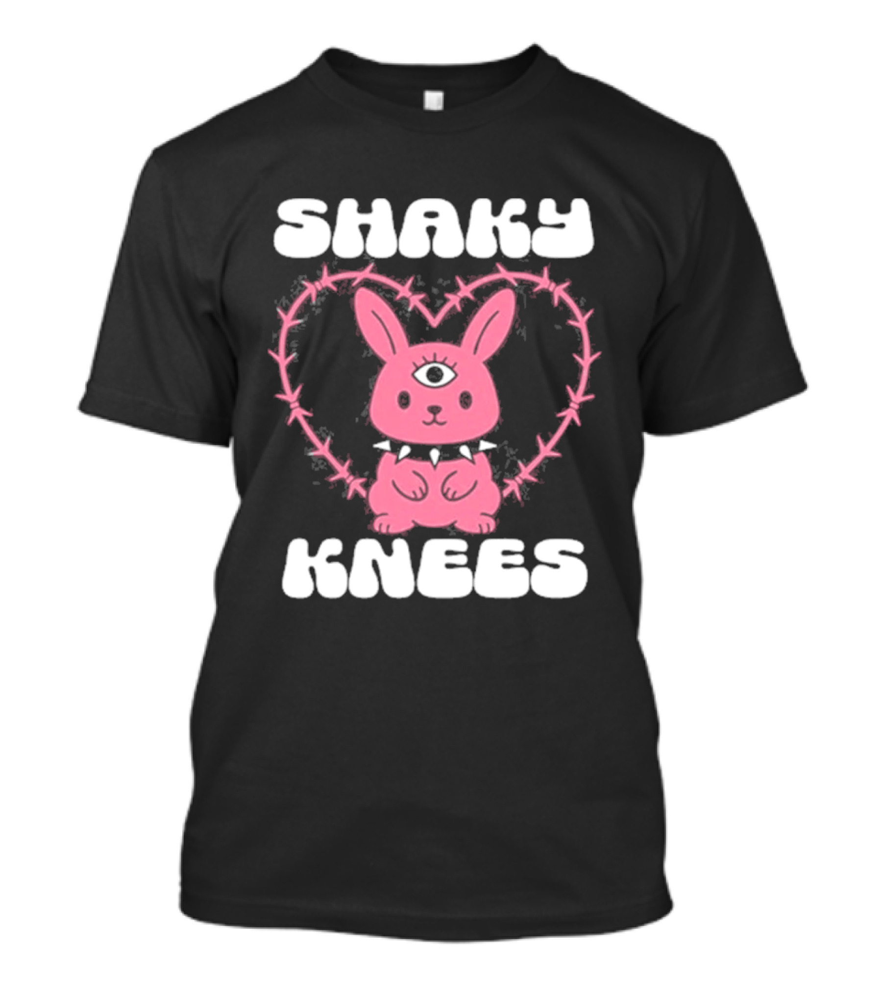 Shaky Knees 2025 Pink Bunny Heart T-Shirt